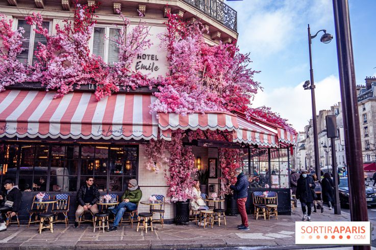 Les cafés fleuris de Paris