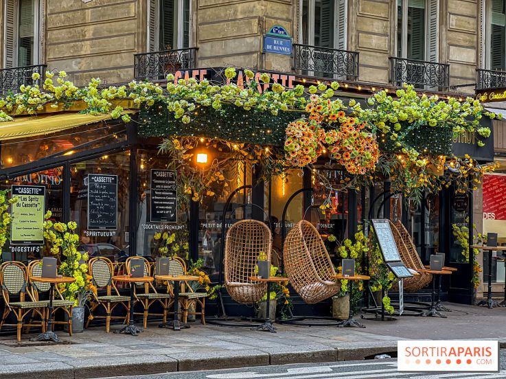 Les cafés fleuris de Paris