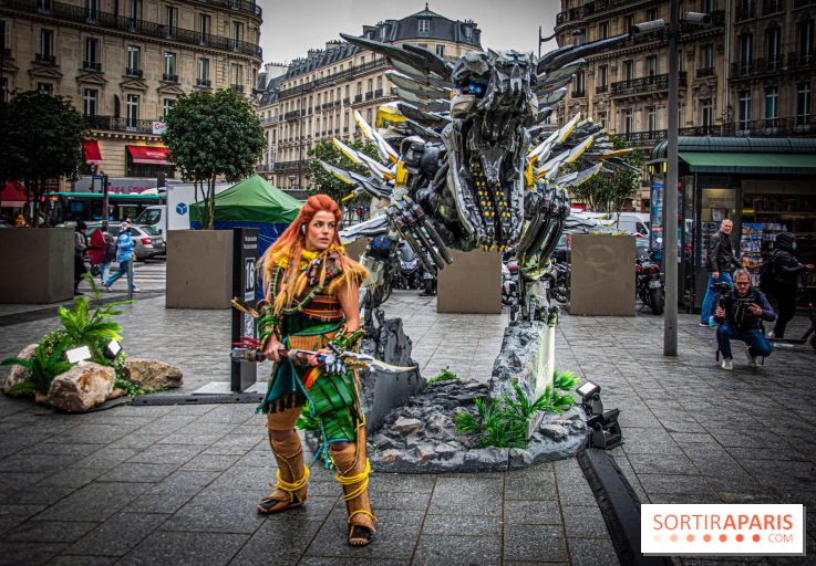 Horizon Forbidden West : l'exposition dans le métro parisien - nos photos