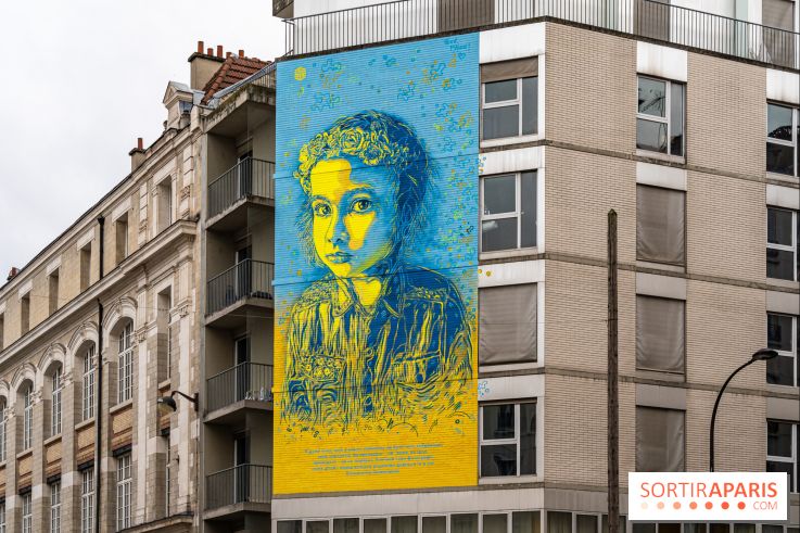 Le monde du street art se mobilise pour l'Ukraine à Paris, les photos