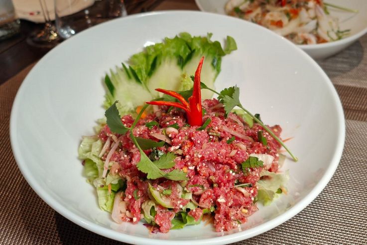 Les larmes du tigre épicées du restaurant Makham Thai