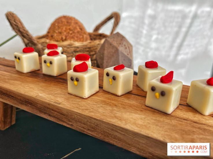 Les chocolats de Pâques géométriques 2022 de Choco au Carré