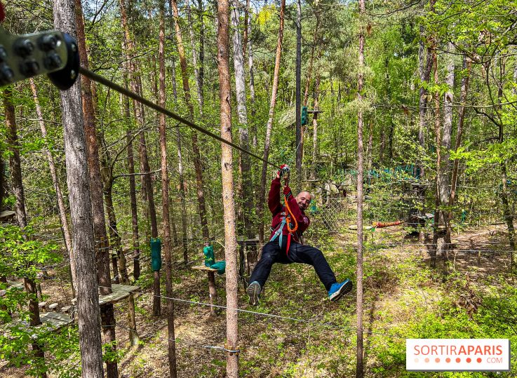Aventure Floreval, l'accrobranche canon aux portes de Paris