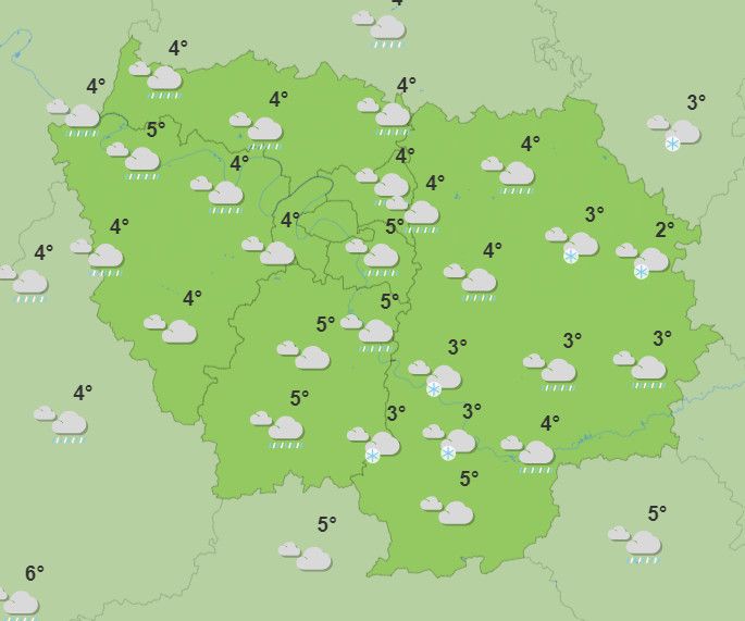 Météo : de la neige attendue en Île-de-France cette semaine ?