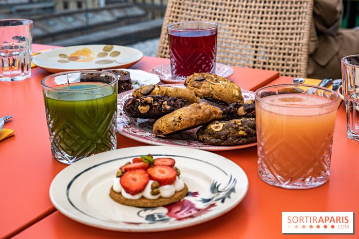 Créatures Bakery, breakfast and afternoon tea on the rooftop terrace