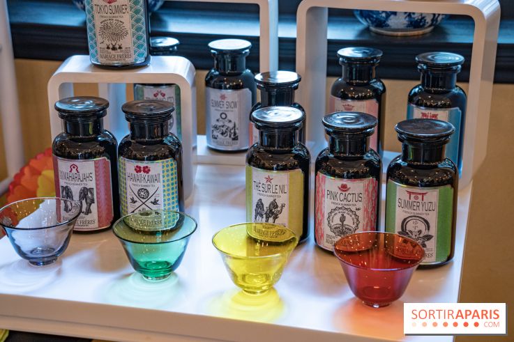 Thé glacé et pavlova Flower Summer chez Mariage Frères