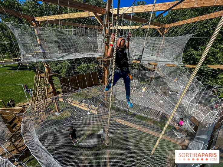 Accrocamp Créteil, les photos de l'accrobranche 