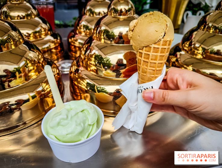 Fauchon La Plage : des glaces et des thés glacés à déguster sur un transat à la Madeleine