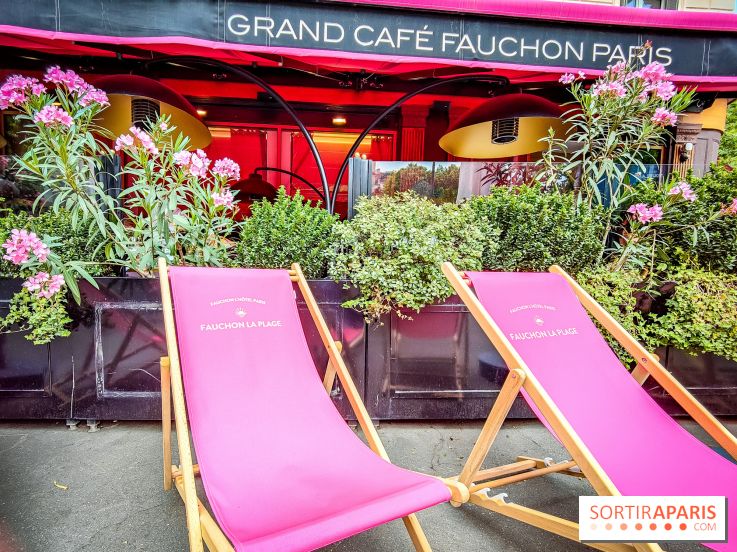 Fauchon La Plage : des glaces et des thés glacés à déguster sur un transat à la Madeleine