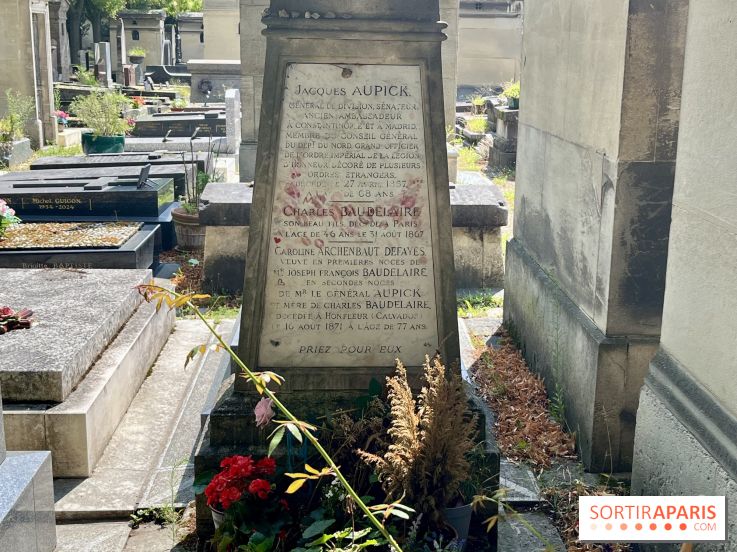 Tombe Baudelaire - Cimetière Montparnasse