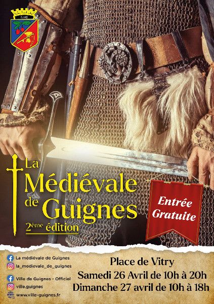 La Médiévale de Guignes 2025 : village médiéval et animations gratuites en avril
