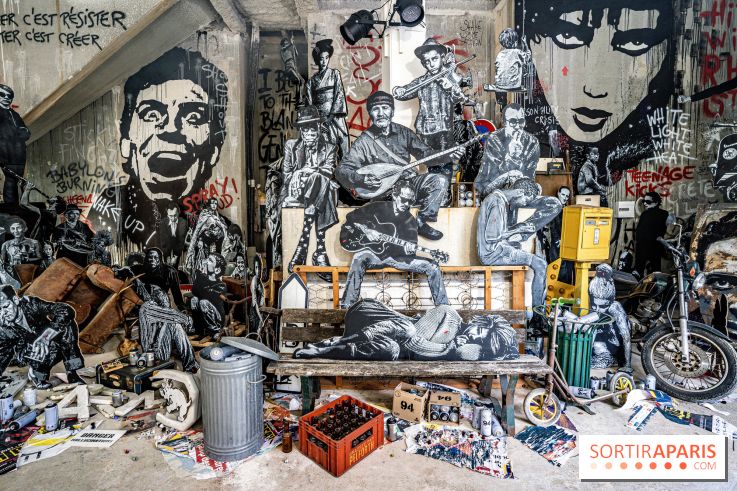 Exposition Jef Aérosol à Paris, 40 ans de pochoirs