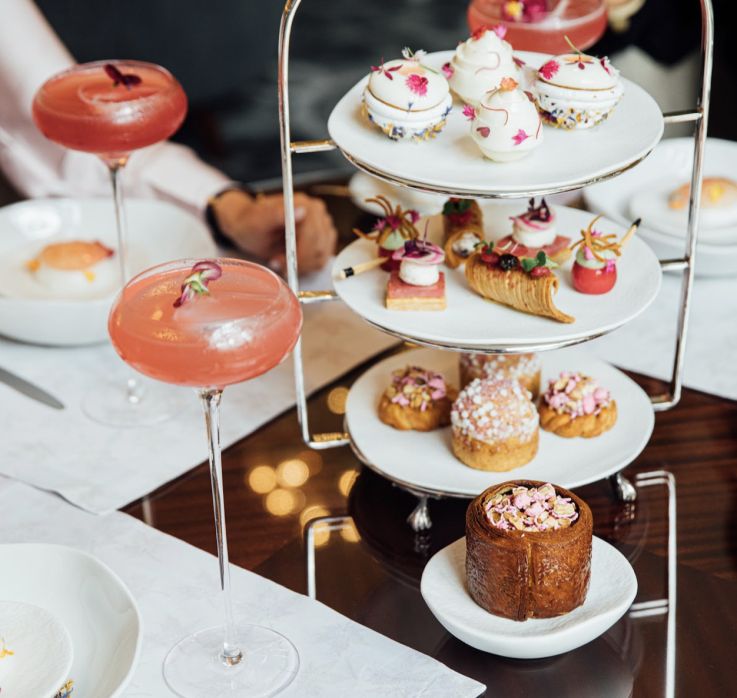 Le tea time octobre rose du Peninsula 2022 - Pink Afternoon Tea