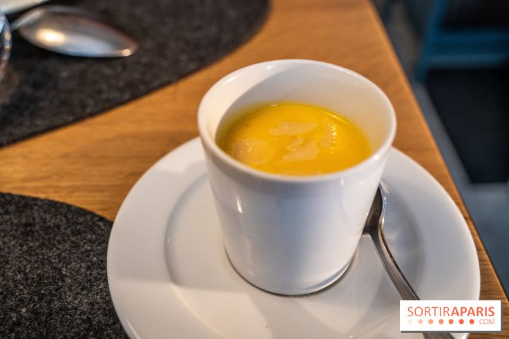 Pianovins restaurant Paris 11e - velouté de butternut