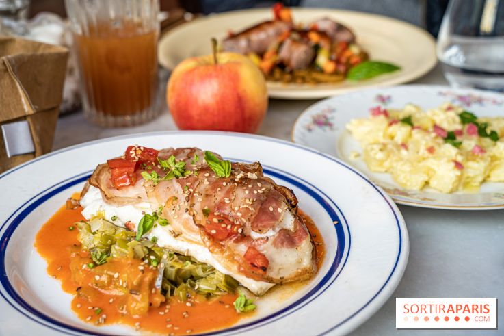 Bombarde restaurant méditerranéen et festif à Montmartre - cabillaud - pancetta - fondu de poireaux
