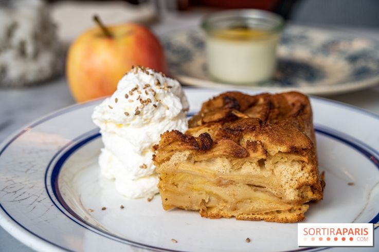 Bombarde restaurant méditerranéen et festif à Montmartre - gâteau aux pommes