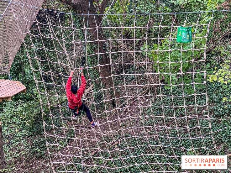 Accrocamp Poissy, le nouvel accrobranche au parc du château de Villiers