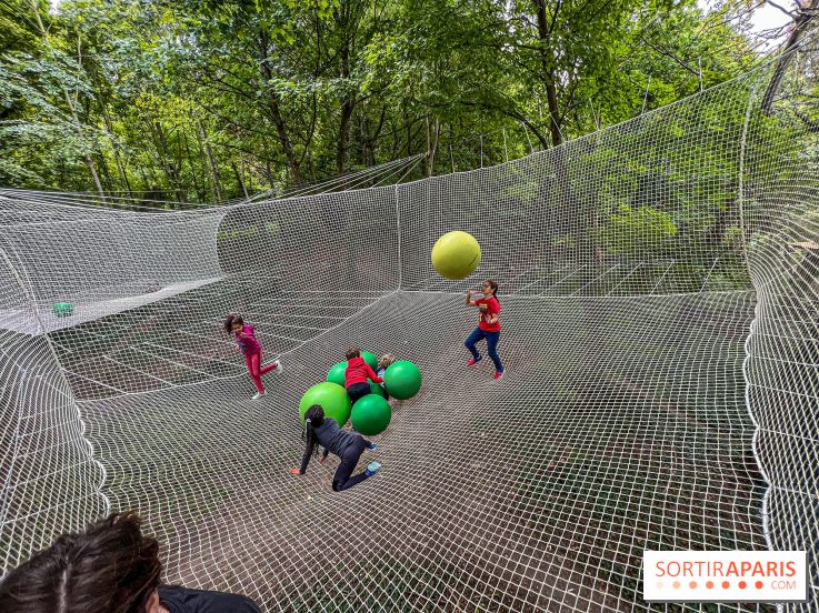 Accrocamp Poissy, le nouvel accrobranche au parc du château de Villiers