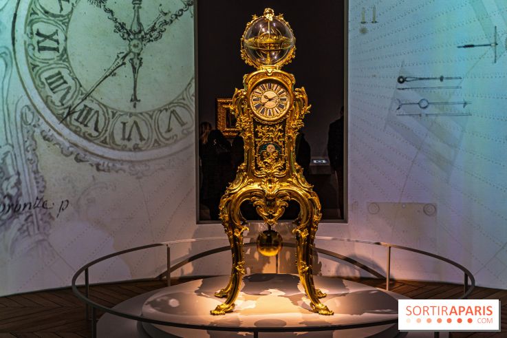 Exposition Louis XV - Château de Versailles - pendule de passemant - pendule astronomique