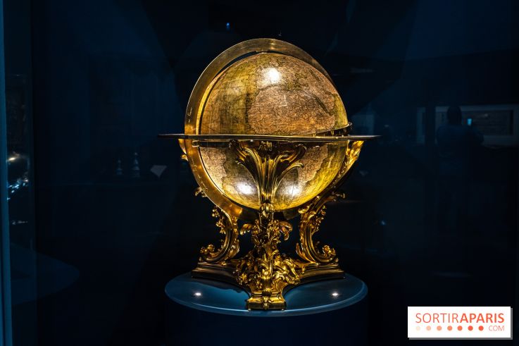 Exposition Louis XV au Château de Versailles - globe mouvant terrestre - claude-siméon passemant