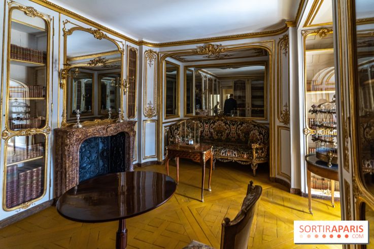 Les appartements de Madame Du Barry restaurés au Château de Versailles - bibliothèque