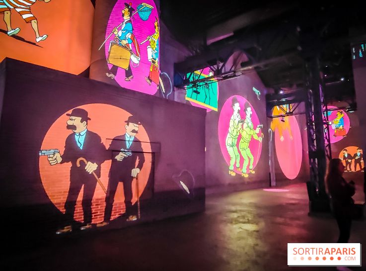 Tintin, l'aventure immersive à l'Atelier des Lumières : l'exposition insolite à vivre - nos photos