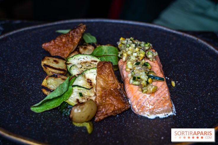 Nessia, le bistrot de chef - Paris 3e - plat saumon