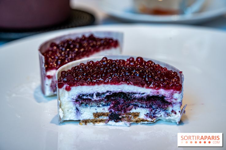 Le Tea Time d'Automne de Quentin Lechat au Royal Monceau -Raffles Paris perle myrtille