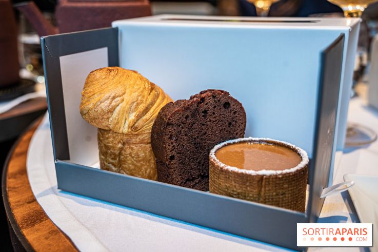 Le Tea Time d'Automne de Quentin Lechat au Royal Monceau -Raffles Paris - gâteau de voyage