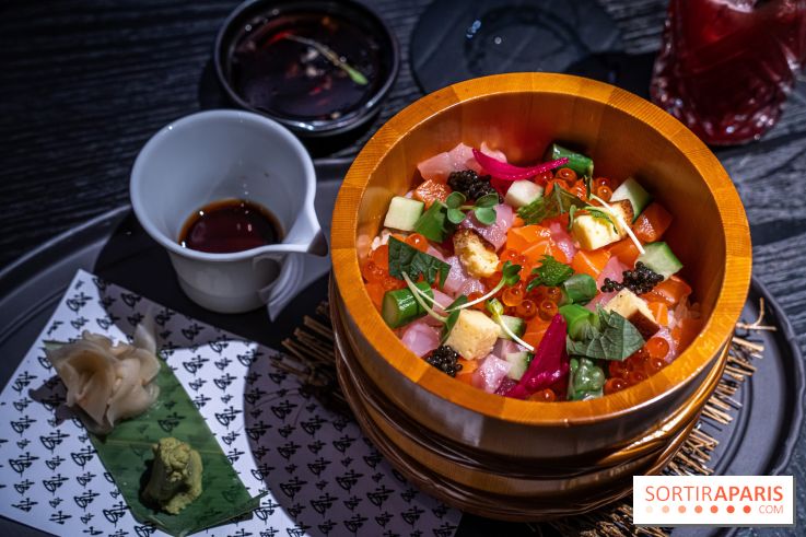 Akira Back - déjeuner en 45 mn - shirashi