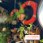 L'eau et les rêves, la péniche-librairie botanique sur le Canal de l’Ourcq