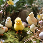 Visuels chasse aux oeufs de Pâques - Chasse aux oeufs de Pâques poussins (1)