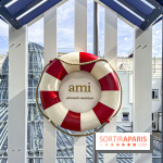 AMI Paris aux Galeries Lafayette Haussmann : pop ups, glacier et crêperie AMI par Julien Sebbag