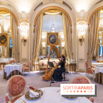 Le tea time Impérial de Noël du Ritz Paris, l'expérience exceptionnelle - les photos -  salon Marie-Louise - harpe