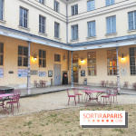 Centre Culturel Irlandais et sa bibliothèque - cour