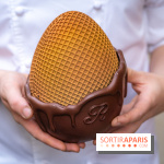 L'oeuf de Pâques gaufrette et chocolats du Ritz Paris le Comptoir