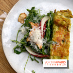 Chez Clo - Lasagnes artichaut, petit pois, ricotta
