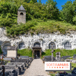 Insolite en Île-de-France : l'église troglodyte de l'Annonciation construite à flanc de falaise