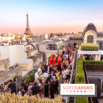 La terrasse en Rooftop du Peninsula Paris 2025, le bar perché à la vue imprenable