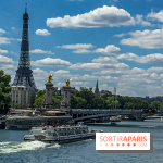Visuel paris Tour Eiffel Seine Bateau mouche