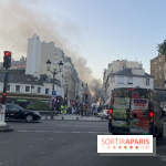 Incendie dans le 18e arrondissement : une voiture en flammes