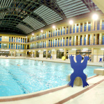 La piscine de l'espace Pailleron à Paris