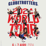 Les Harlem Globetrotters à l'Accor Arena de Paris en avril 2024