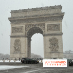 La Neige à Paris - Arc de Triomphe