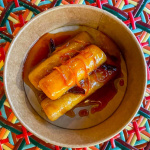 La recette des crêpes Suzette orange et cerise de Mélanie Serre