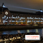 Quelle est cette projection lumineuse sur le musée d'Orsay ?