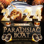 Paradisiac Croisiere VIP boat party pour un r&eacute;veillon magique sur la Seine