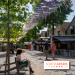 Le ciel de cerfs volants à Bercy Village 