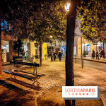 Visuels Paris - place de Thorigny nuit - banc