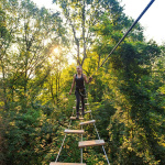 Ecopark Adventures, le parcours d'accrobranche du Moulin de Sannois